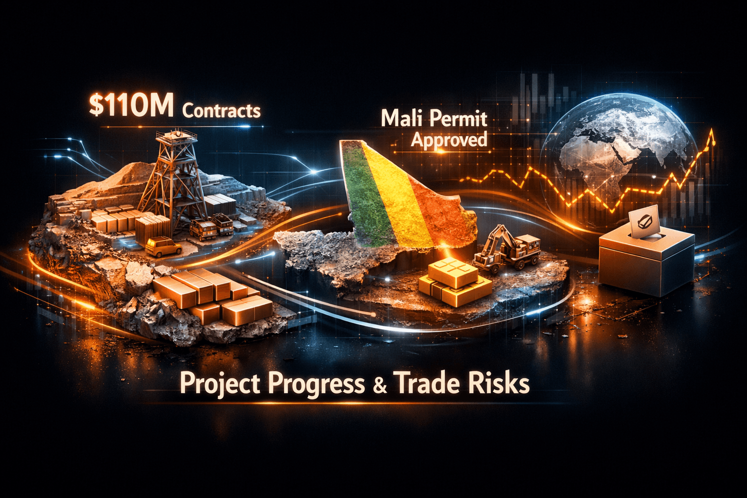 Materials & Mining: Project Progress, Caution - Aug 10