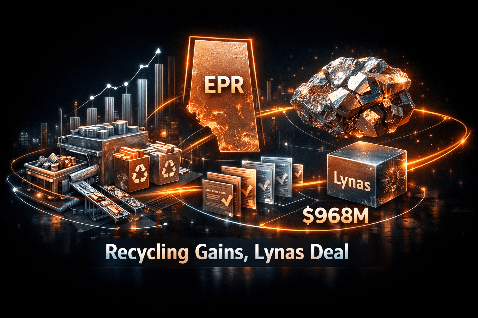 Materials & Mining: Recycling Gains, Lynas Deal, Oct 2