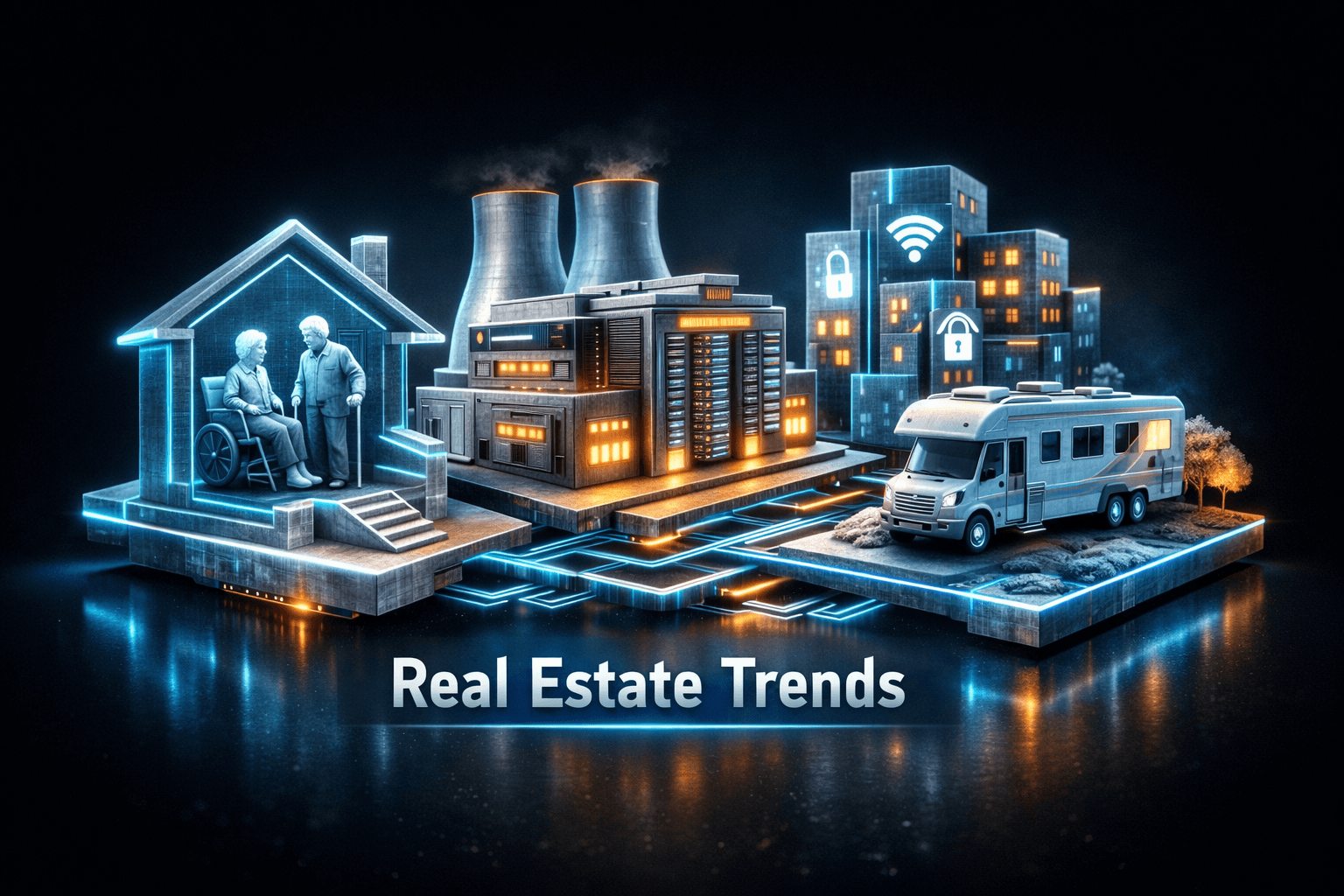 Real Estate Trends: Aging, Data Centers, RVs - Jun 19