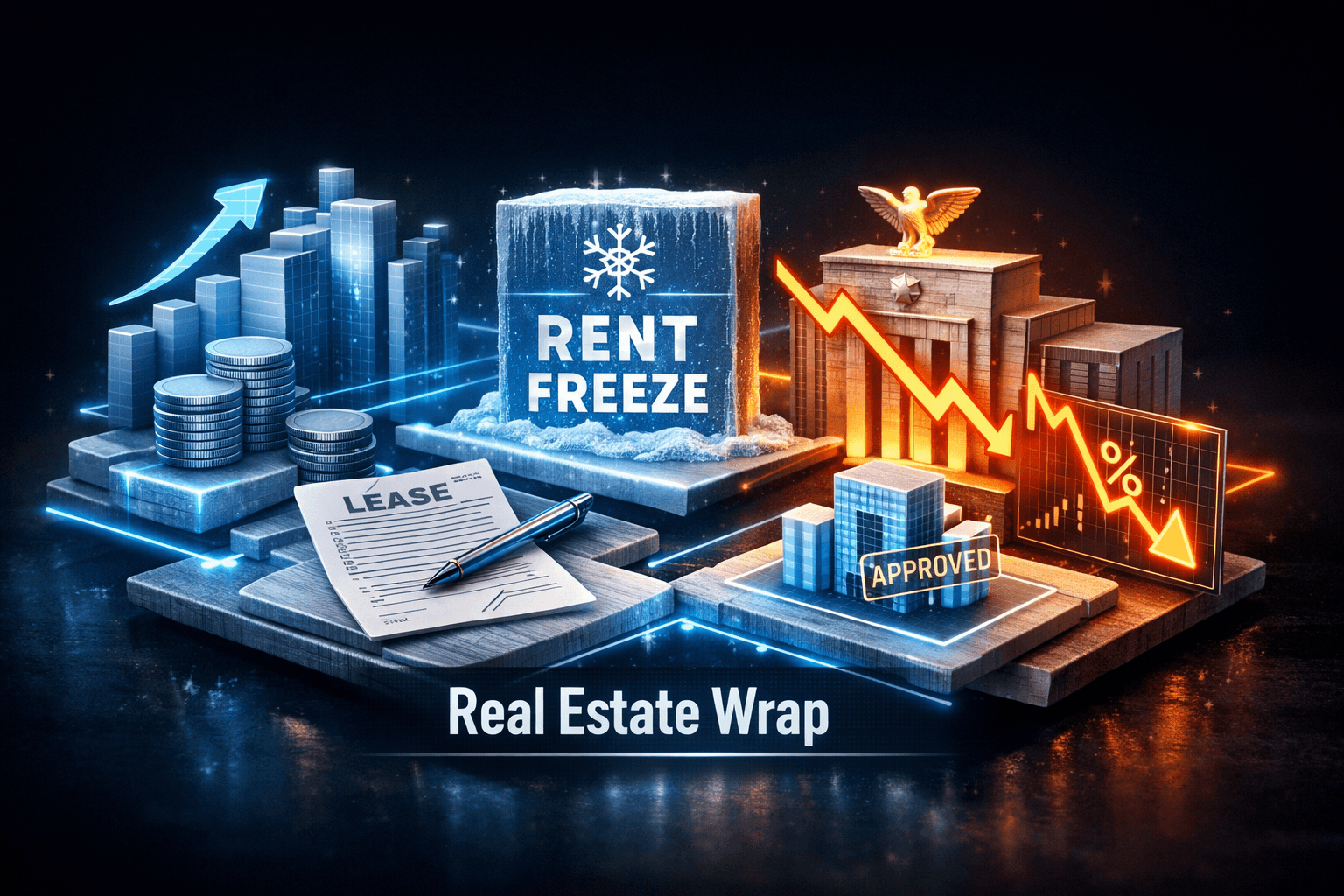 Real Estate Wrap: Deals, Rent Freeze, Rate Risk - Jun 30
