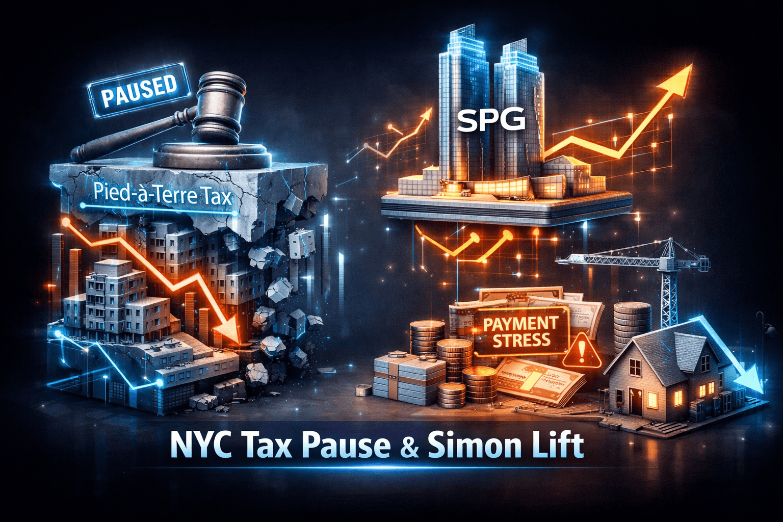 Real Estate: NYC Tax Pause and Simon Lift - Aug 11