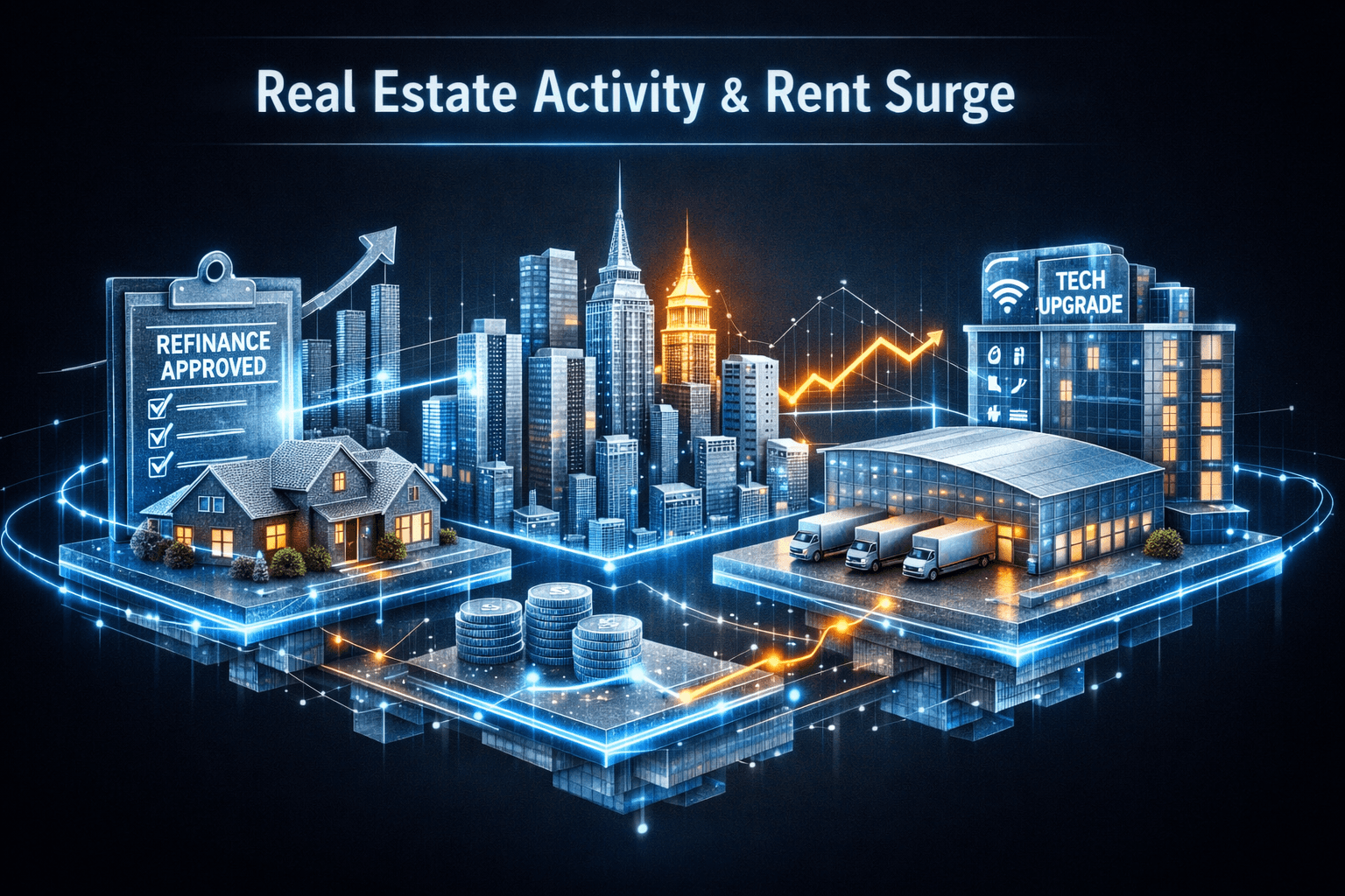 Real Estate Activity and Rent Surge - Aug 13