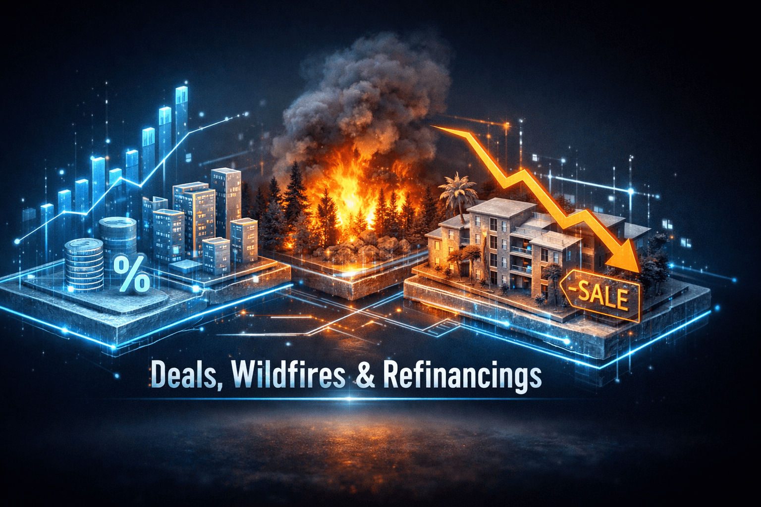 Real Estate Wrap: Deals, Wildfires & Refinancings - Aug 28