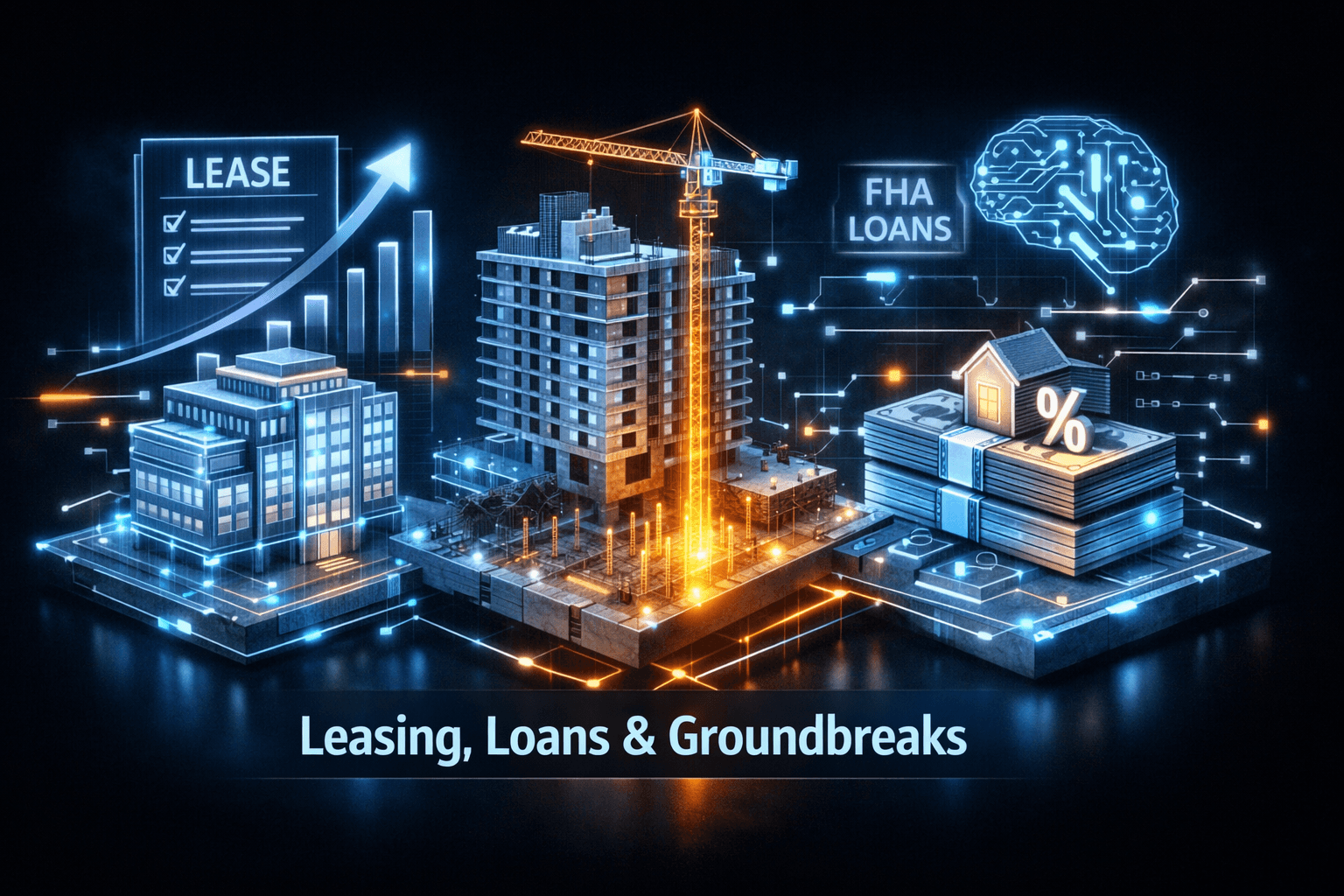 Real Estate: Leasing, Loans & Starts - Oct 14