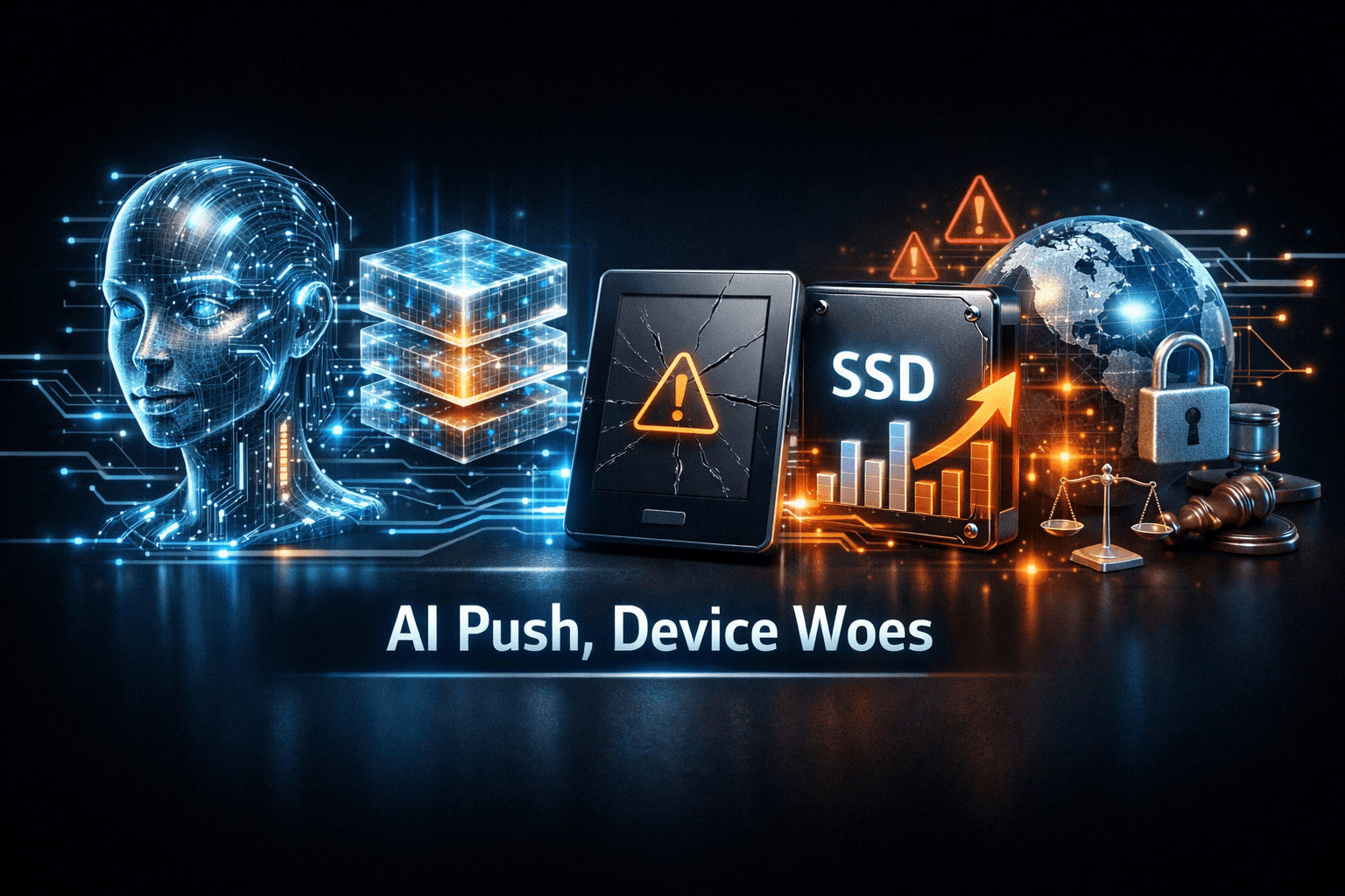 Tech Sector: AI Push, Device Woes - Apr 8