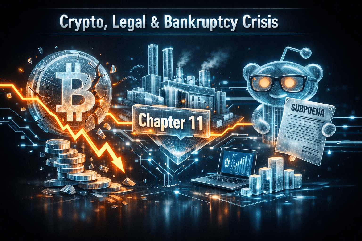Technology Sector Pressed by Crypto, Legal, and Bankruptcies - Apr 10