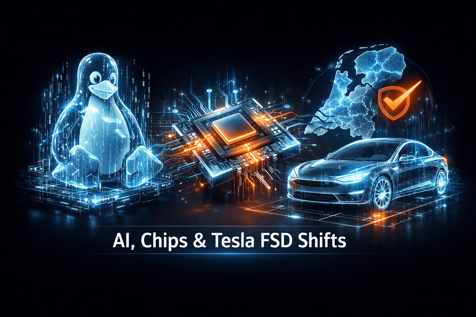 Tech Sector Brief: AI, Chips, Tesla FSD - Apr 12