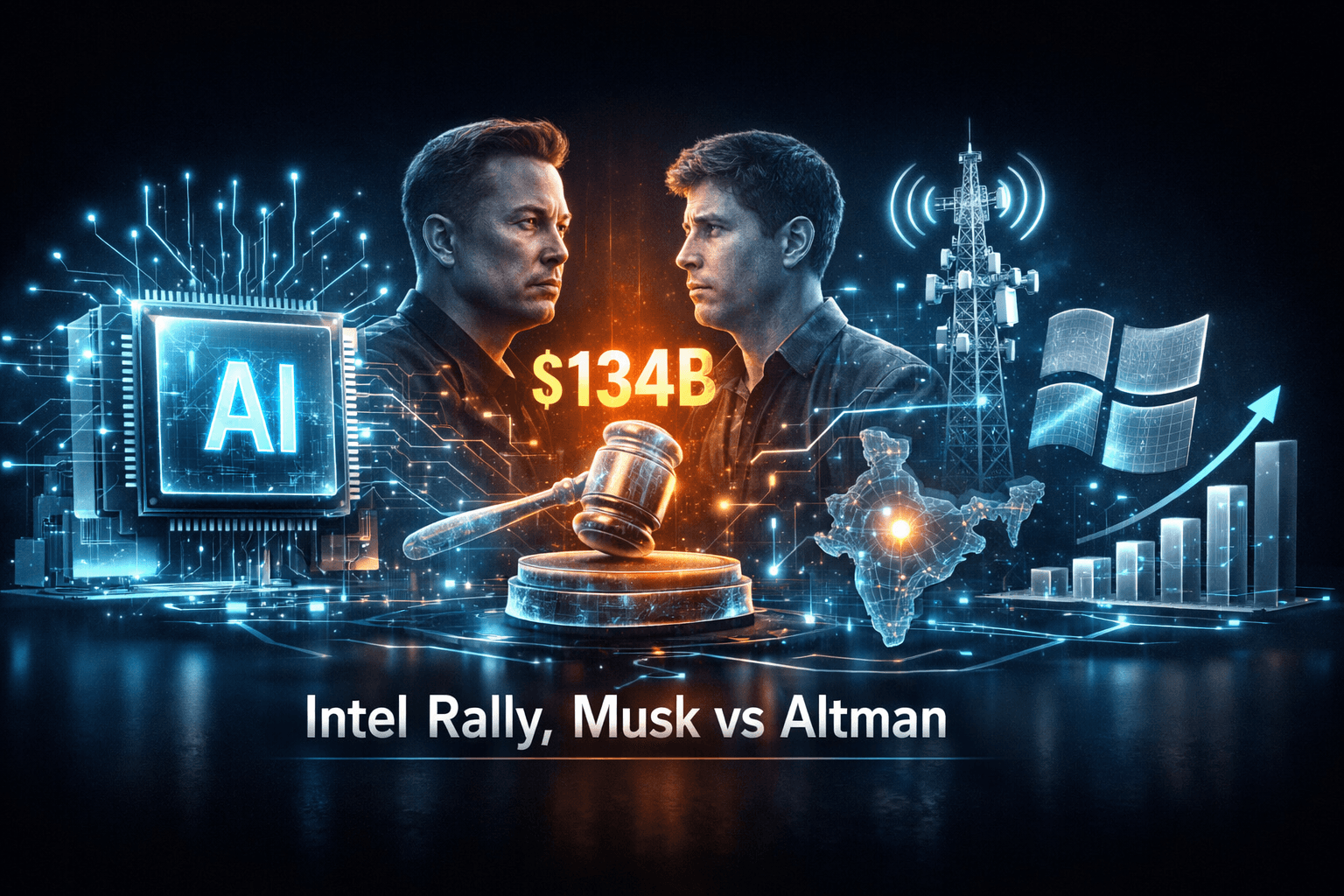 Technology: Intel Rally, Musk Lawsuit - Apr 25