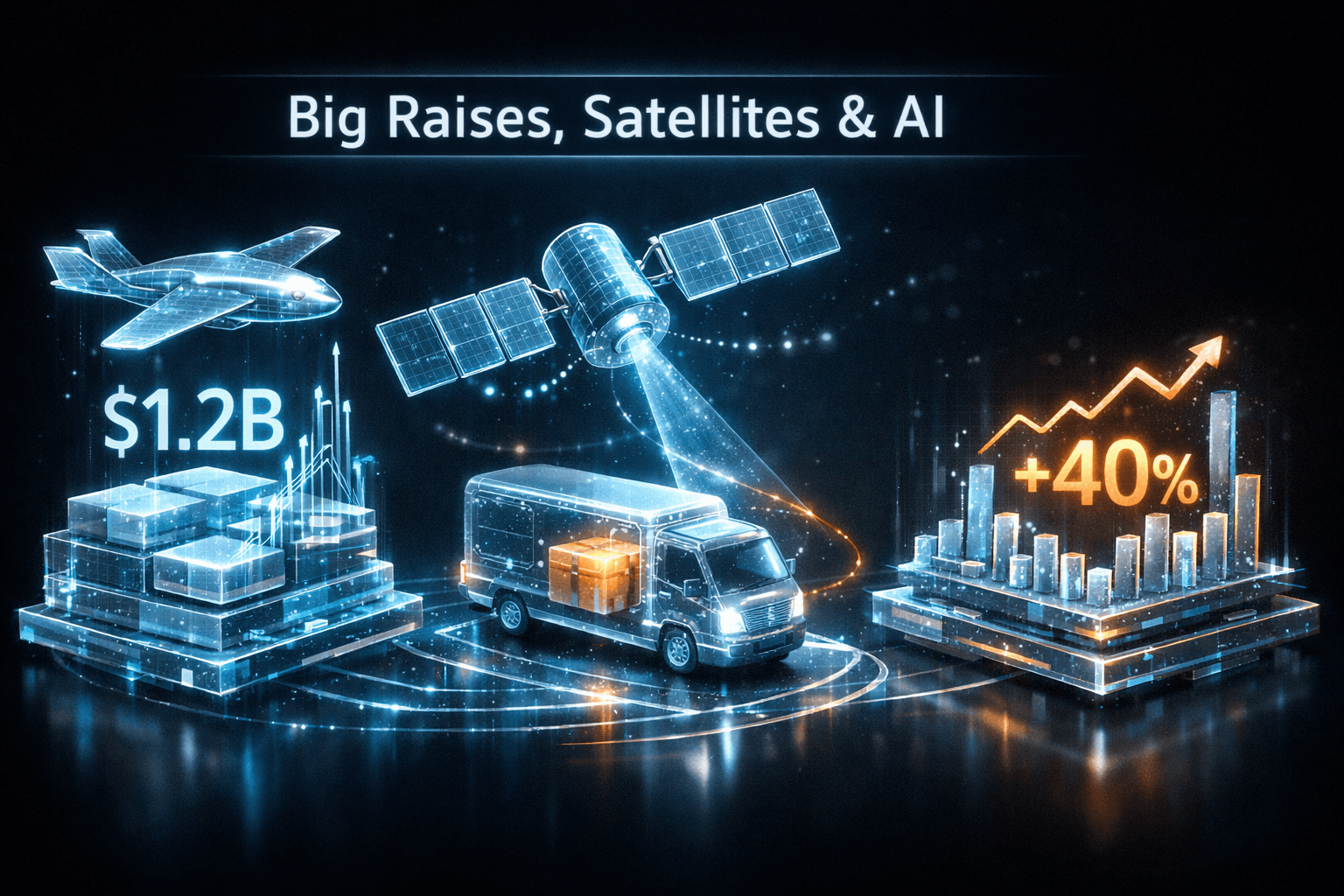 Tech Roundup: Big Raises, Satellites, and AI - Jul 2