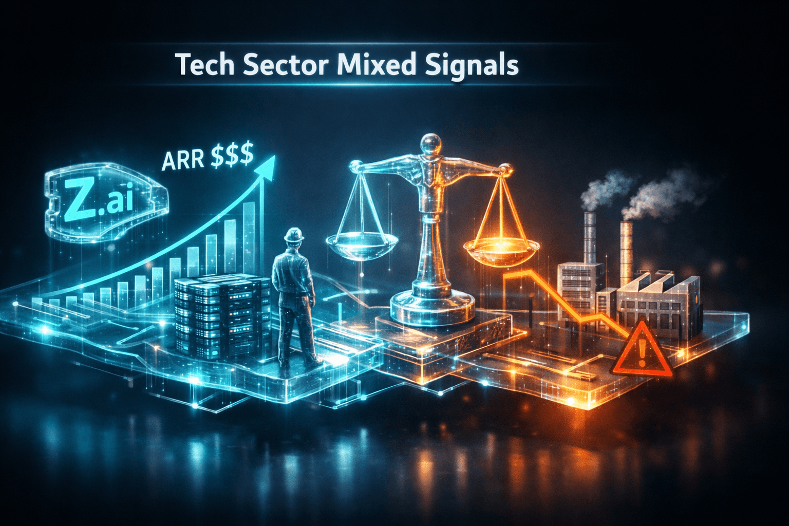 Tech Sector Mixed Signals: Z.ai Momentum, Headwinds - Jul 17