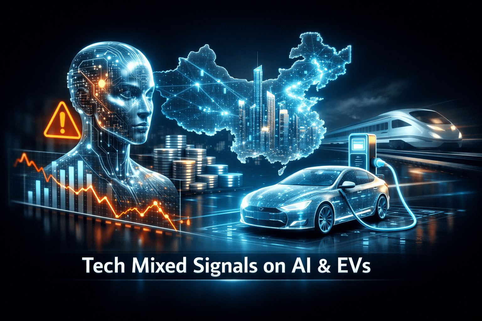 Tech Mixed Signals on AI and EVs - Sep 25