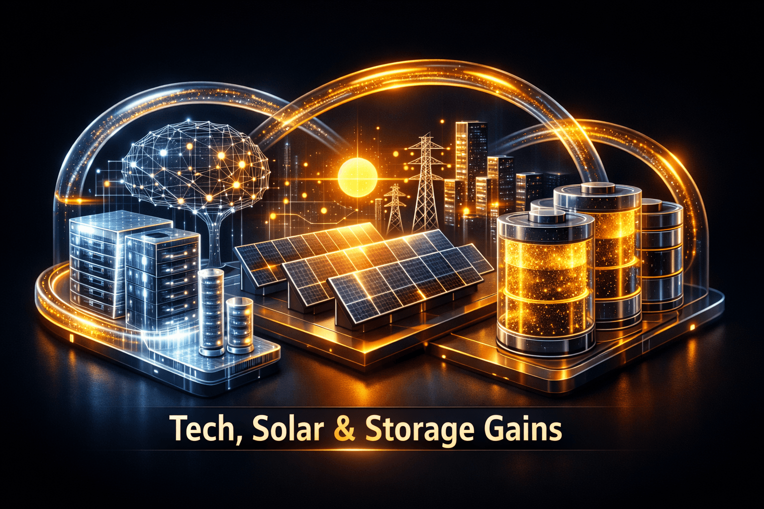 Utilities: Tech, Solar and Storage Gains - Apr 8