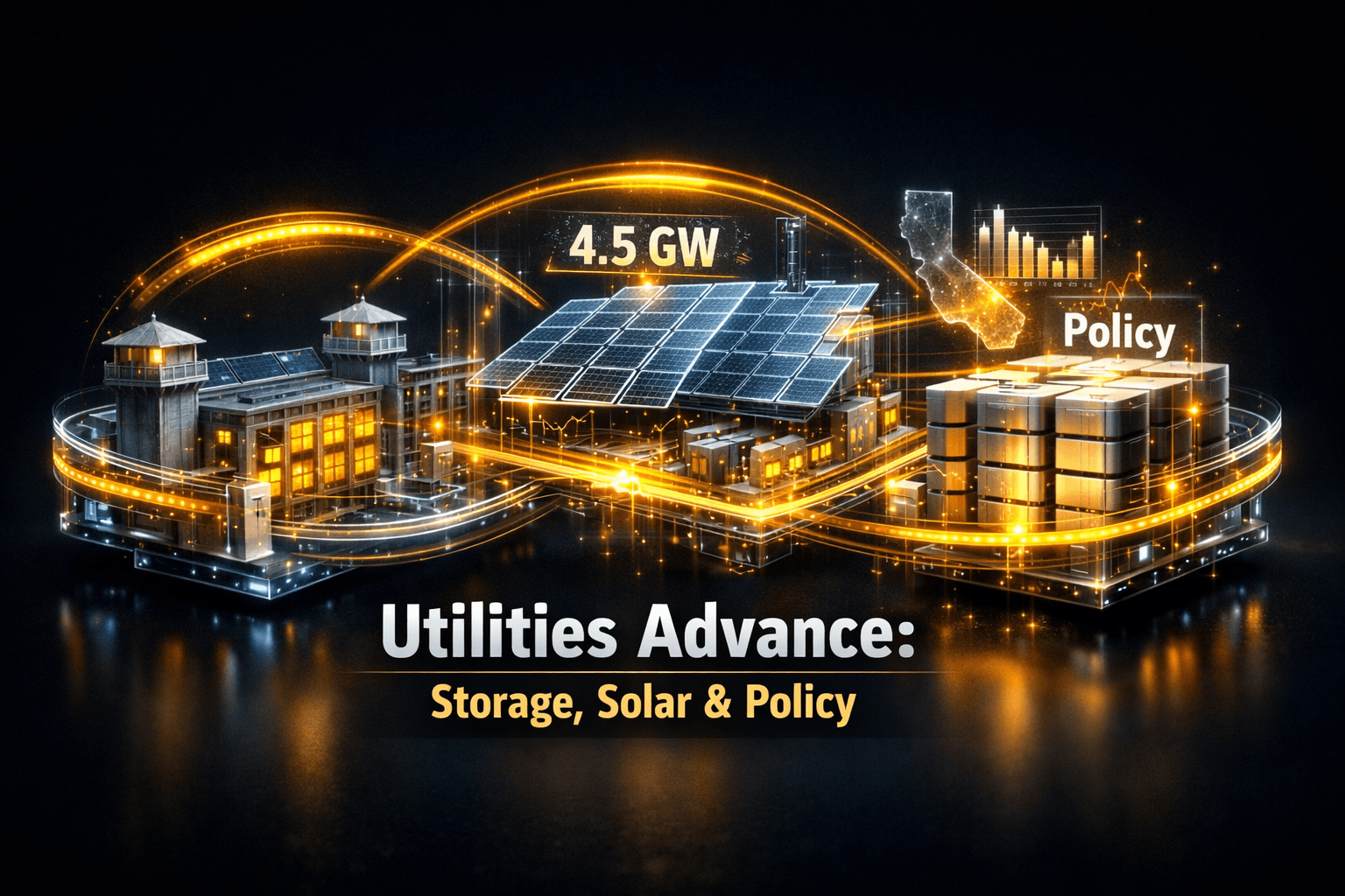 Utilities Advance on Storage, Solar, Policy - Apr 14