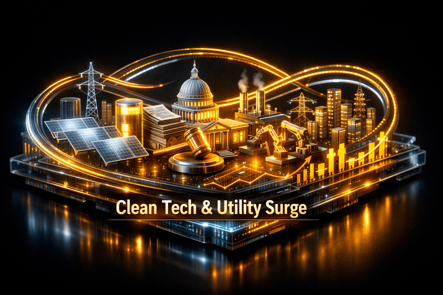 Utilities Advance on Clean Tech & Bills - Apr 15