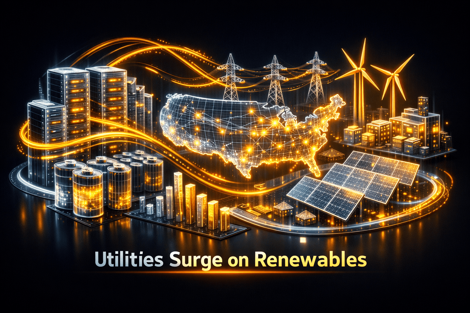 Utilities Surge on Renewables and Grid Bets - May 12
