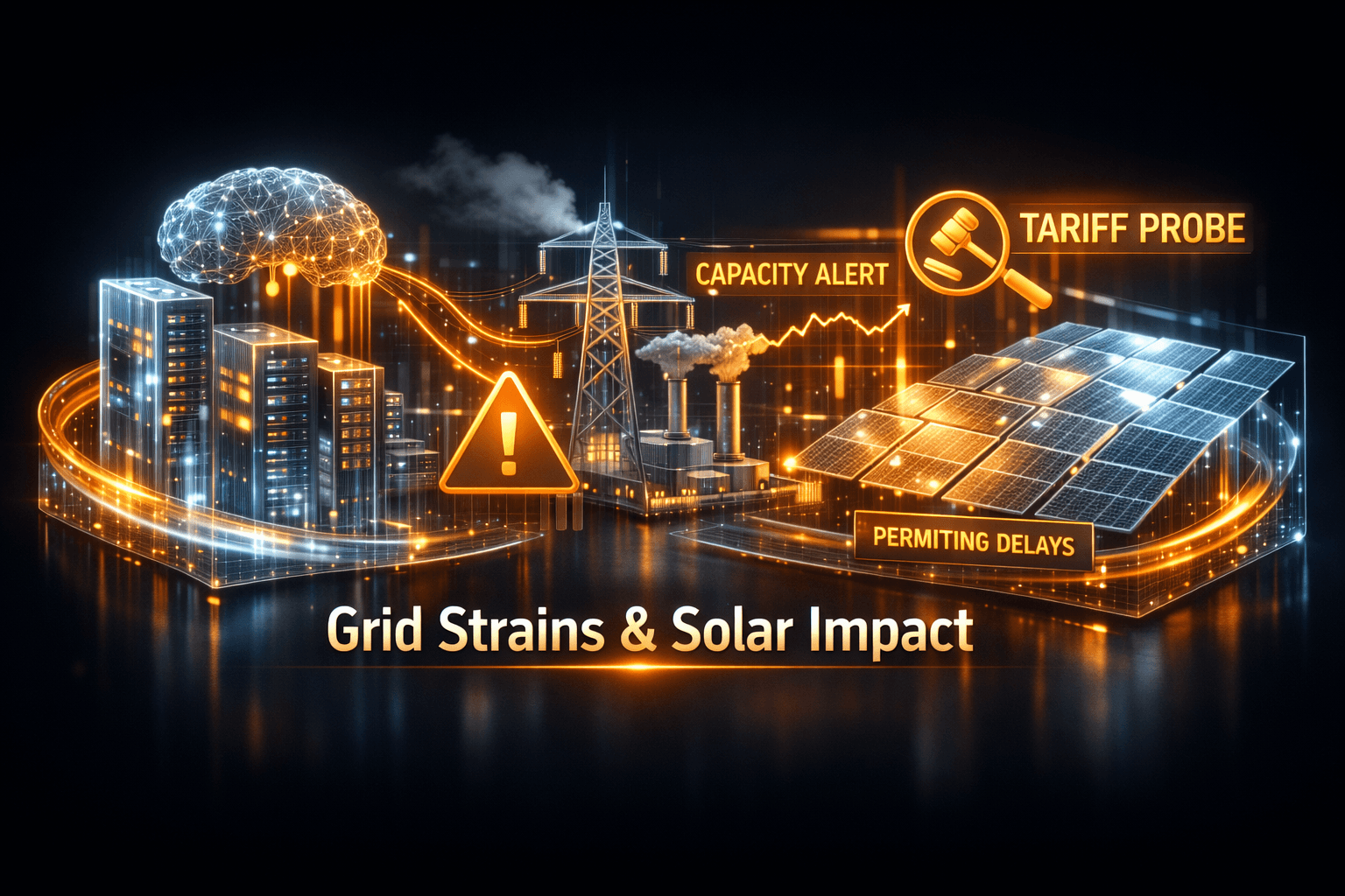Utilities Sector: Grid Strains & Solar News - Jul 18
