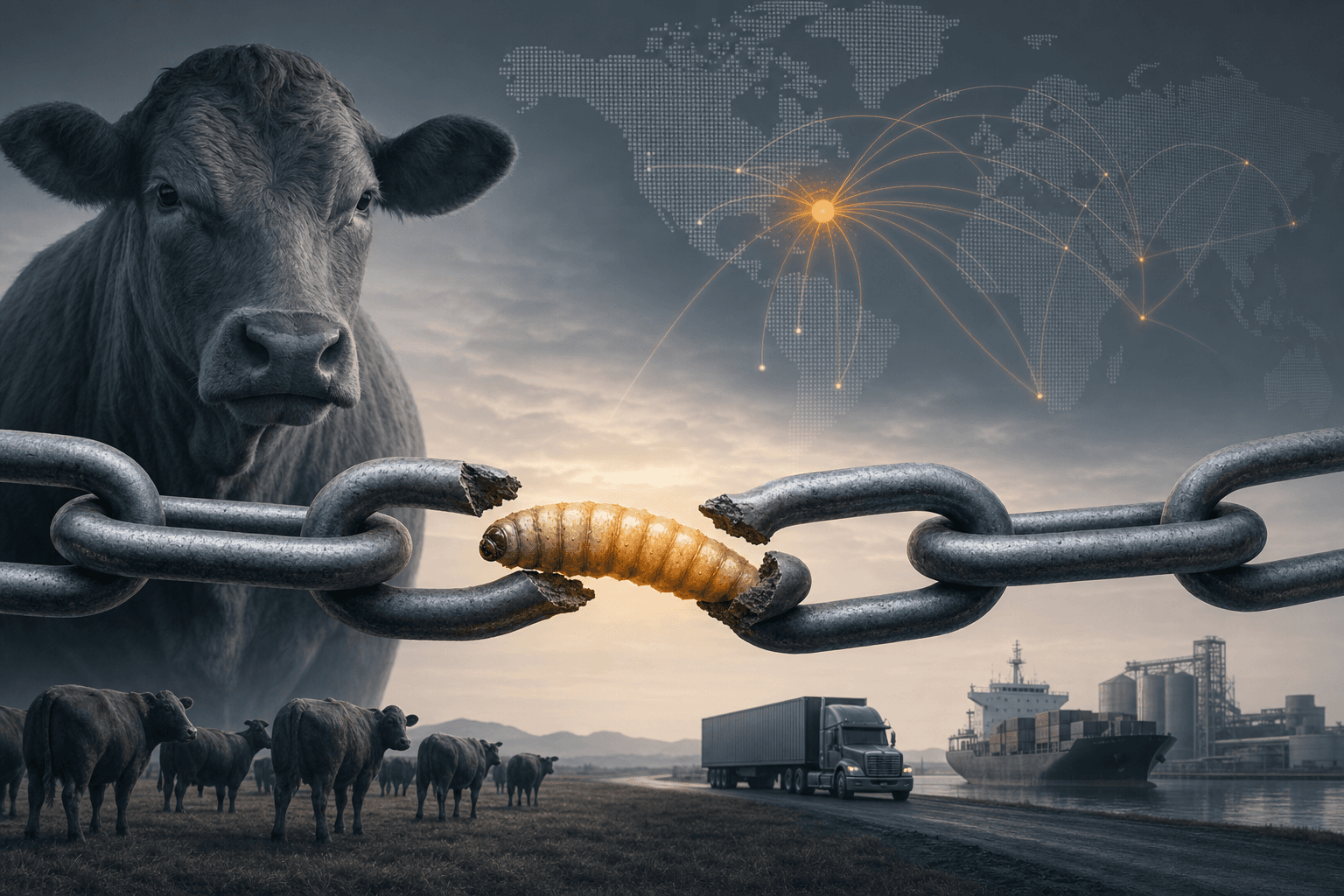 Animal Health: Screwworm Outbreak Puts U.S. Cattle Supply Chain at Risk