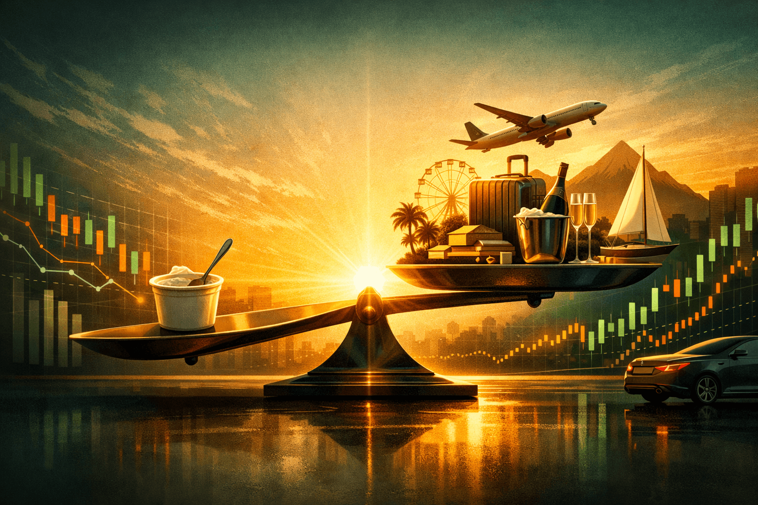 Consumer Discretionary Spotlight: Affluent Americans Skimp on Yogurt, Splurge on Experiences