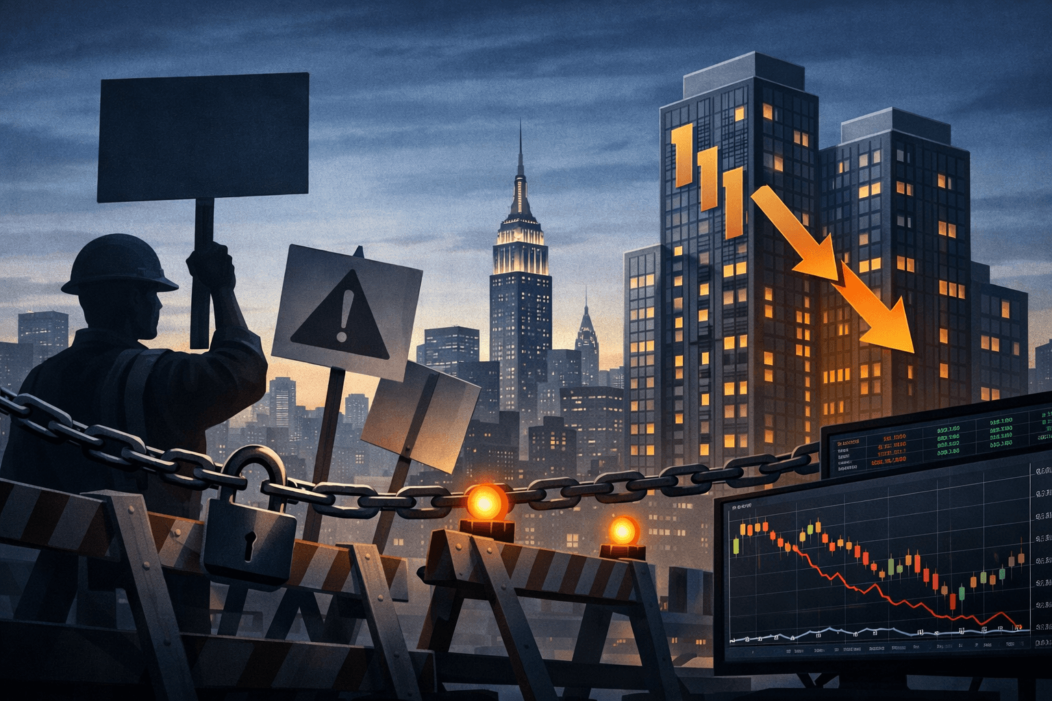 NYC Building Workers Strike Vote Threatens Residential REIT Margins — EQR, AVB in Focus