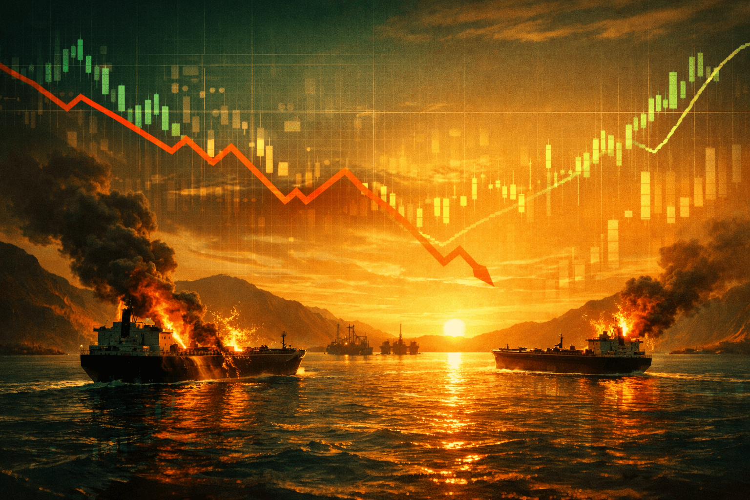 Oil Markets on Edge After Two Ships Attacked in Hormuz