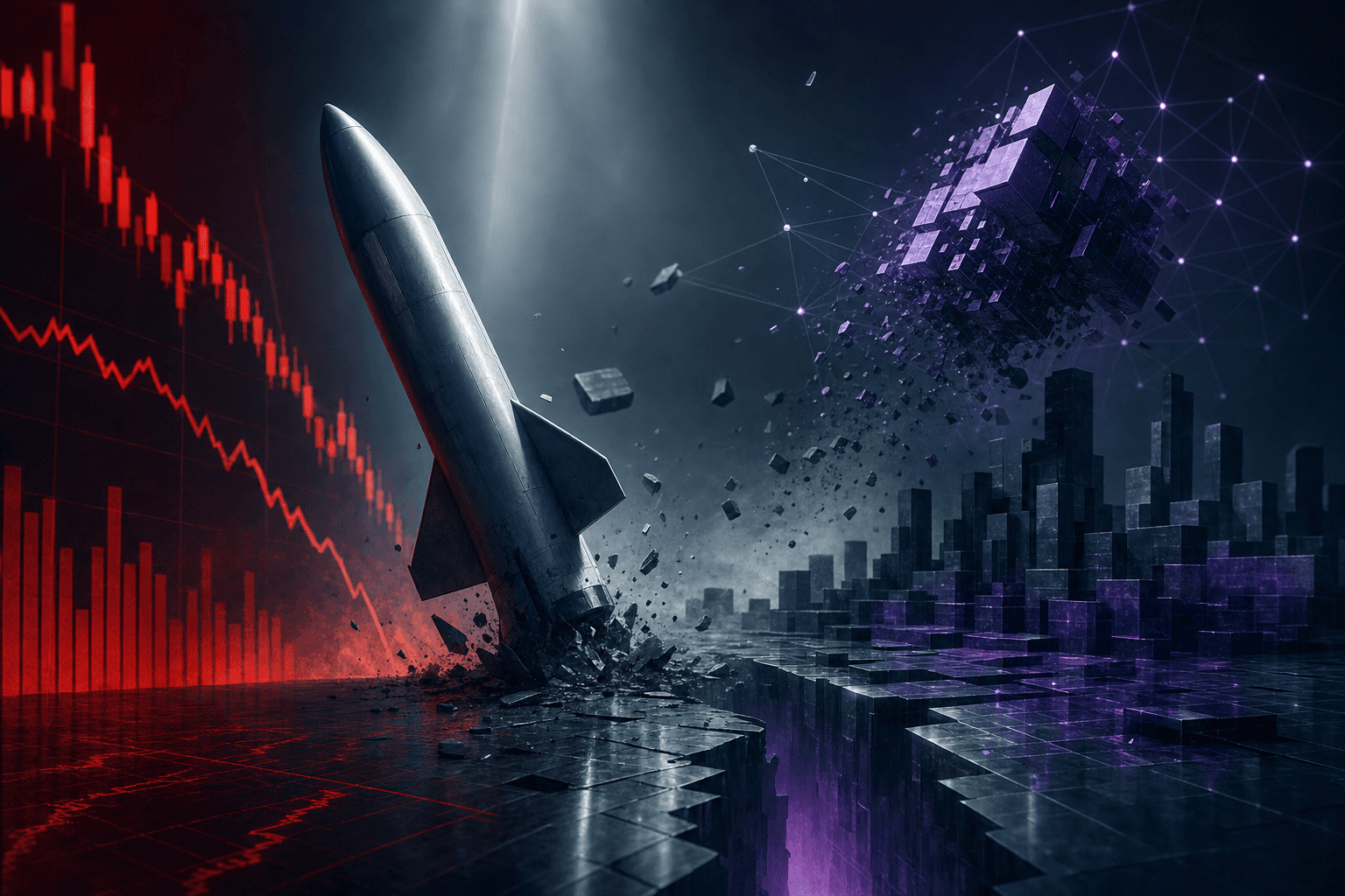 SpaceX slump: $400B wipeout and the AI funding gamble that just rattled SPCX