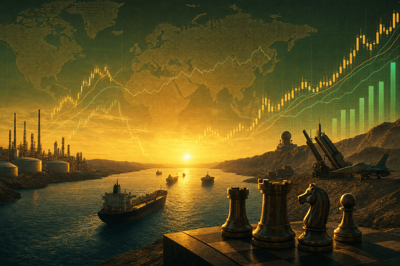 Strait of Hormuz Closure Lifts Oil Risk Premium, Boosting Energy and Defense Stocks
