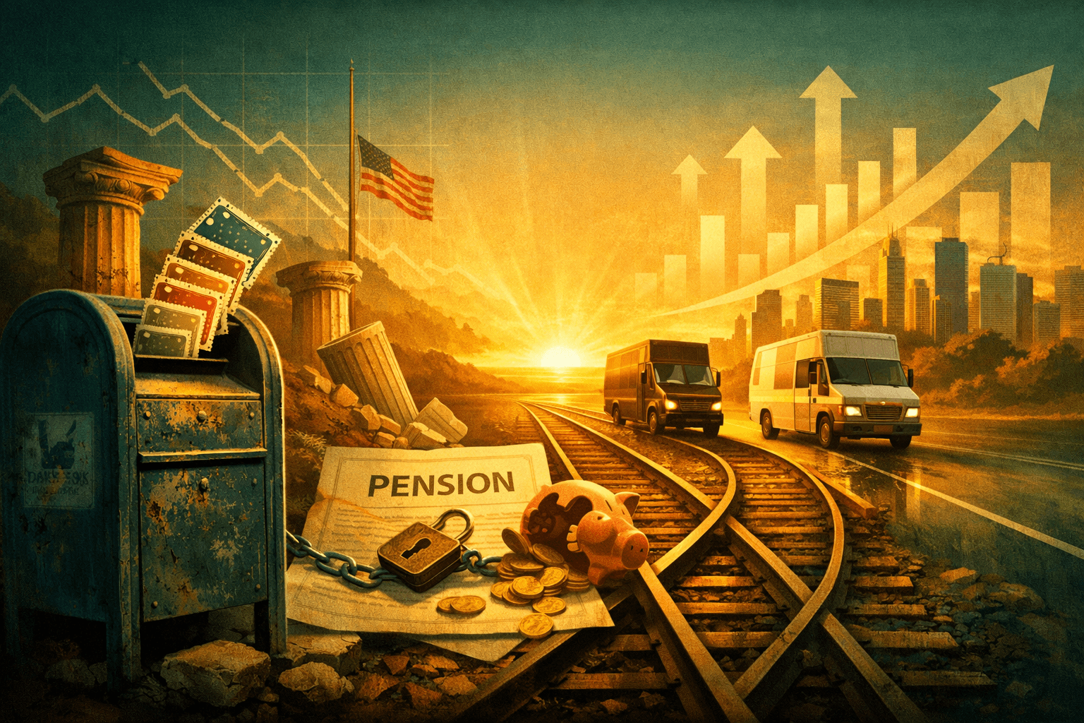 USPS Crisis: Stamp Hike and Pension Pause Signal Opportunity for UPS and FedEx