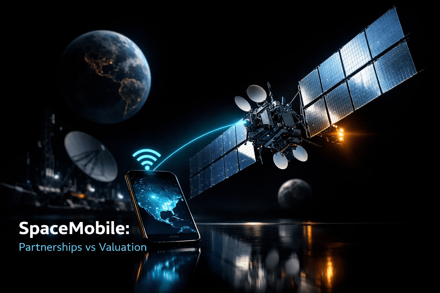 ASTS: SpaceMobile, Partnerships vs Valuation