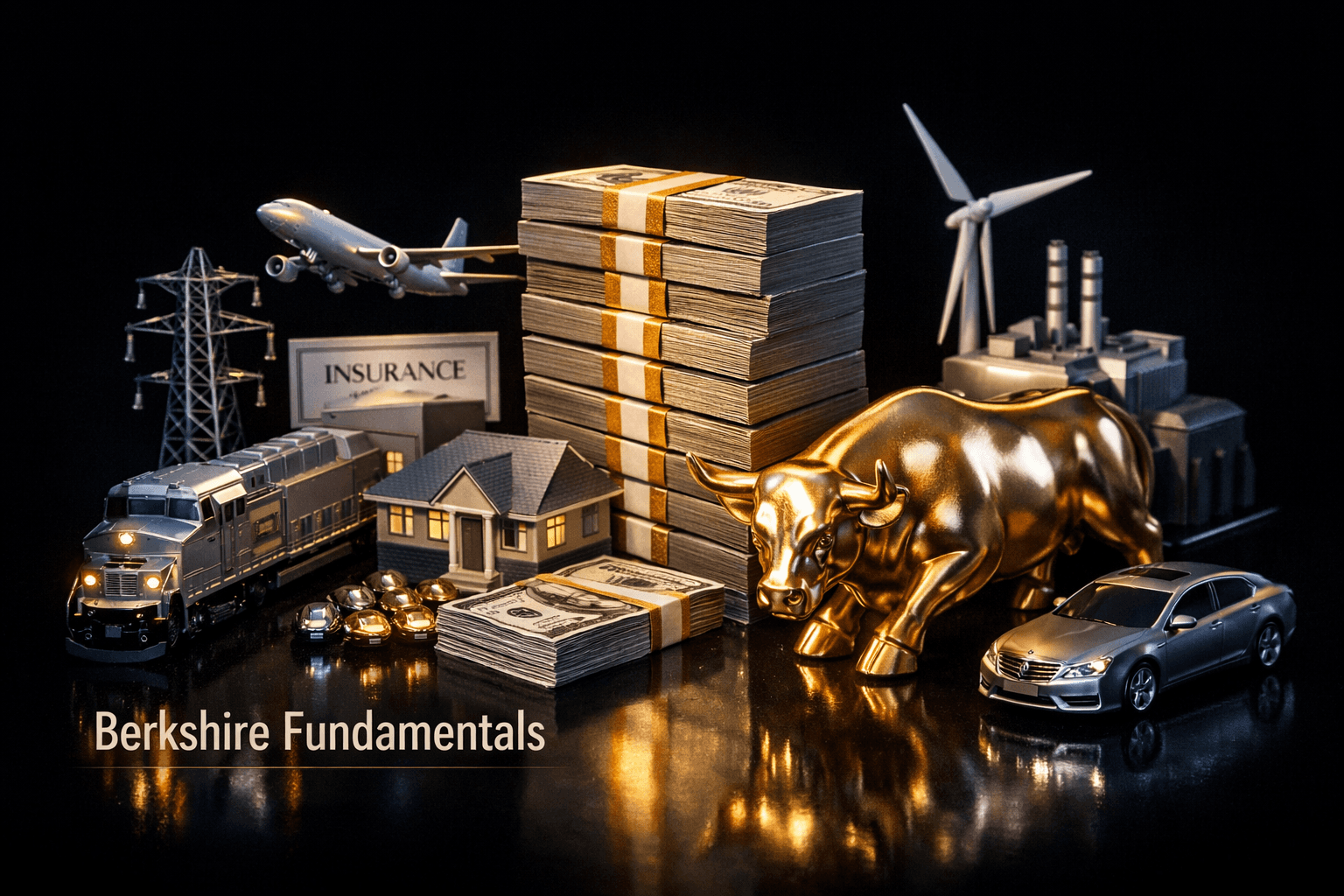 BRK-B: Berkshire Fundamentals, Cash Pile, Modest Upside