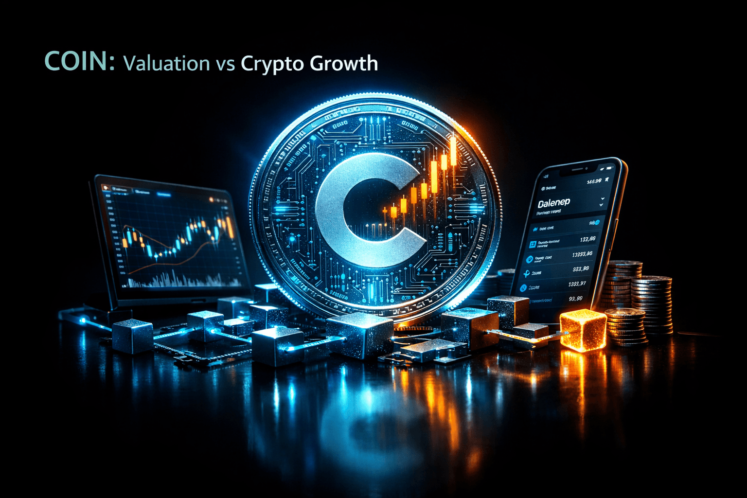 COIN: Valuation vs Crypto Growth