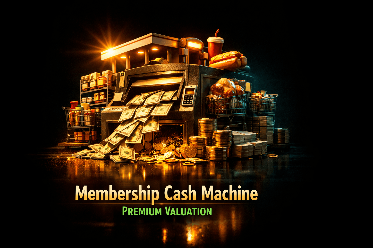 COST: Membership Cash Machine, Premium Valuation