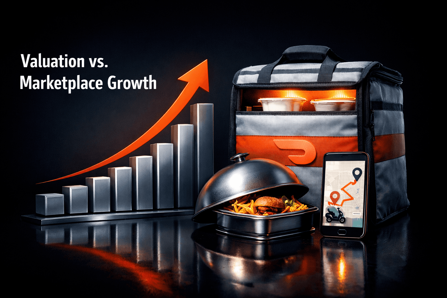 DASH: Valuation vs. Marketplace Growth