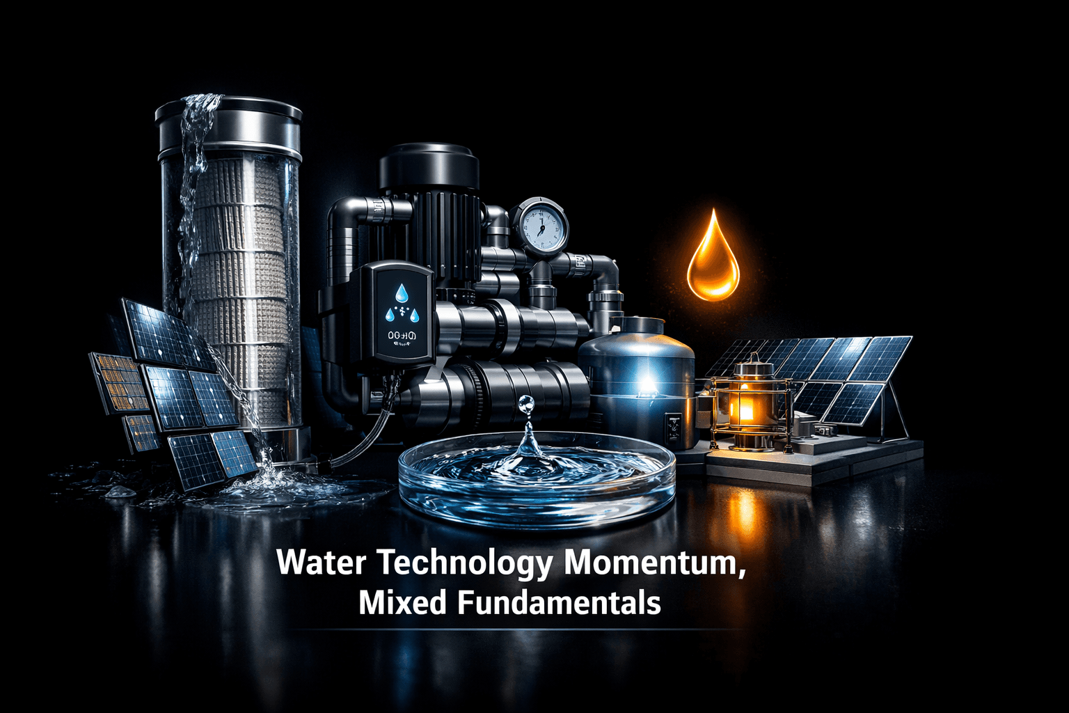 DD: Water Technology Momentum, Mixed Fundamentals