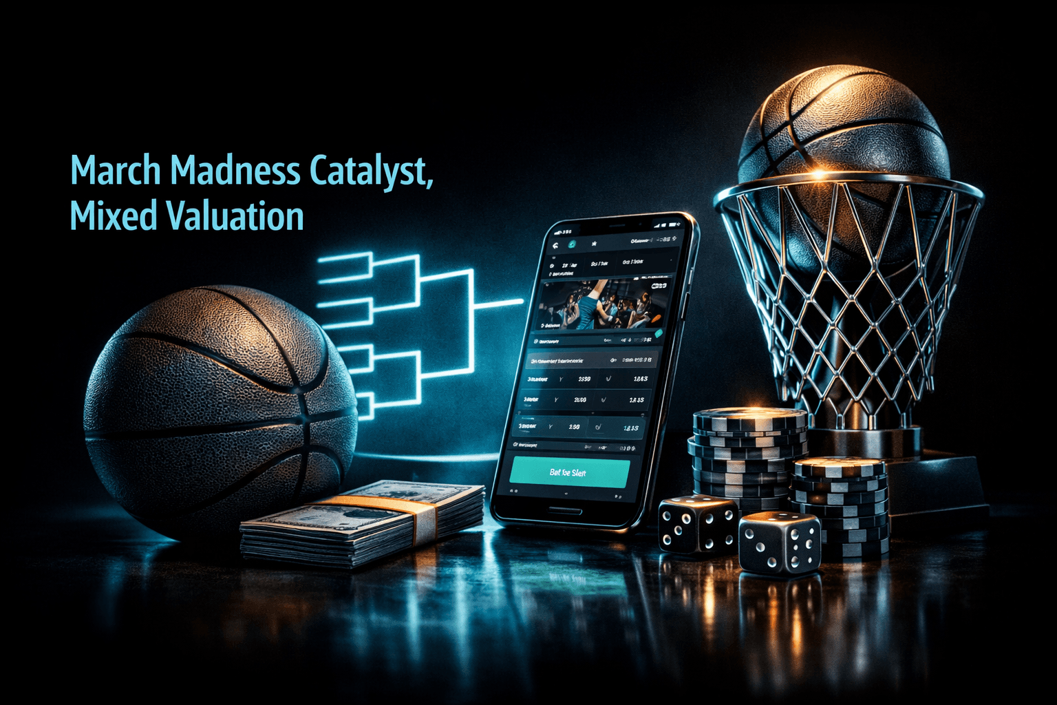 DKNG: March Madness Catalyst, Mixed Valuation