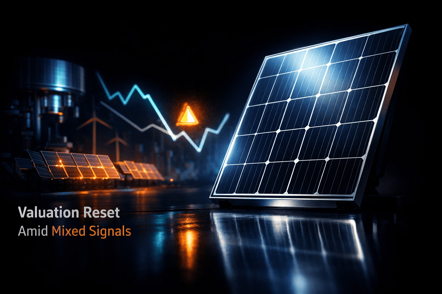 FSLR: Valuation Reset Amid Mixed Signals