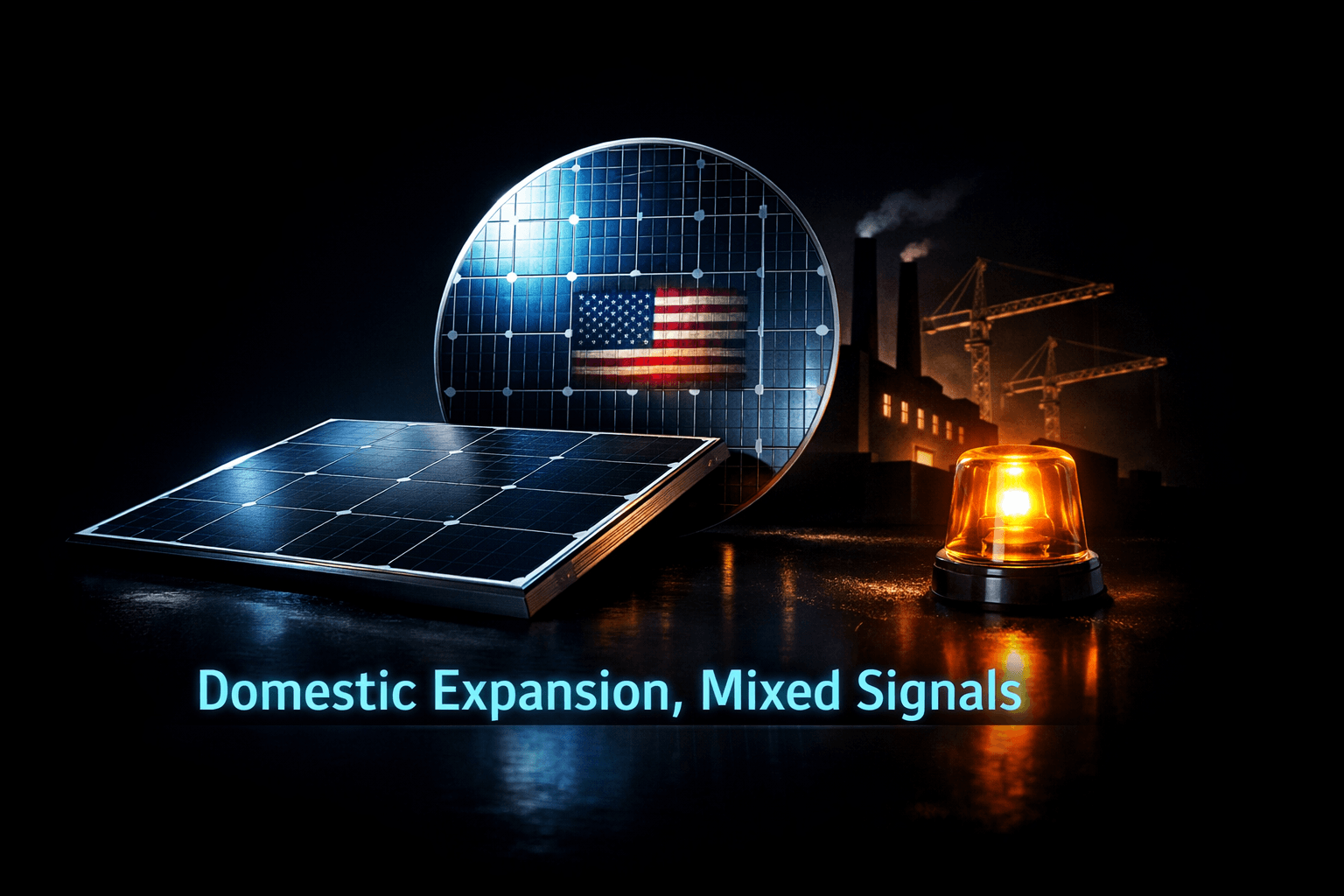 FSLR: First Solar — Domestic Expansion, Mixed Signals