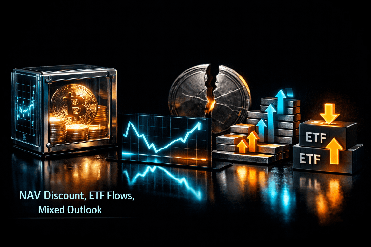 GBTC: NAV Discount, ETF Flows, Mixed Outlook
