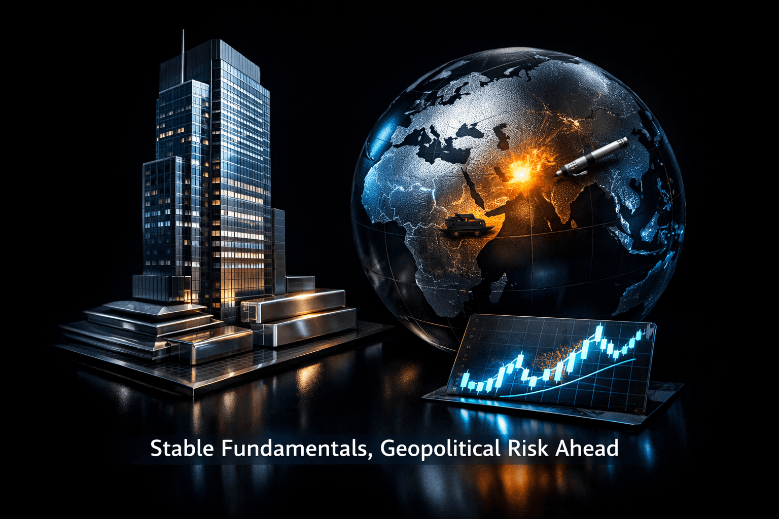 JPM: Stable Fundamentals, Geopolitical Risk Ahead