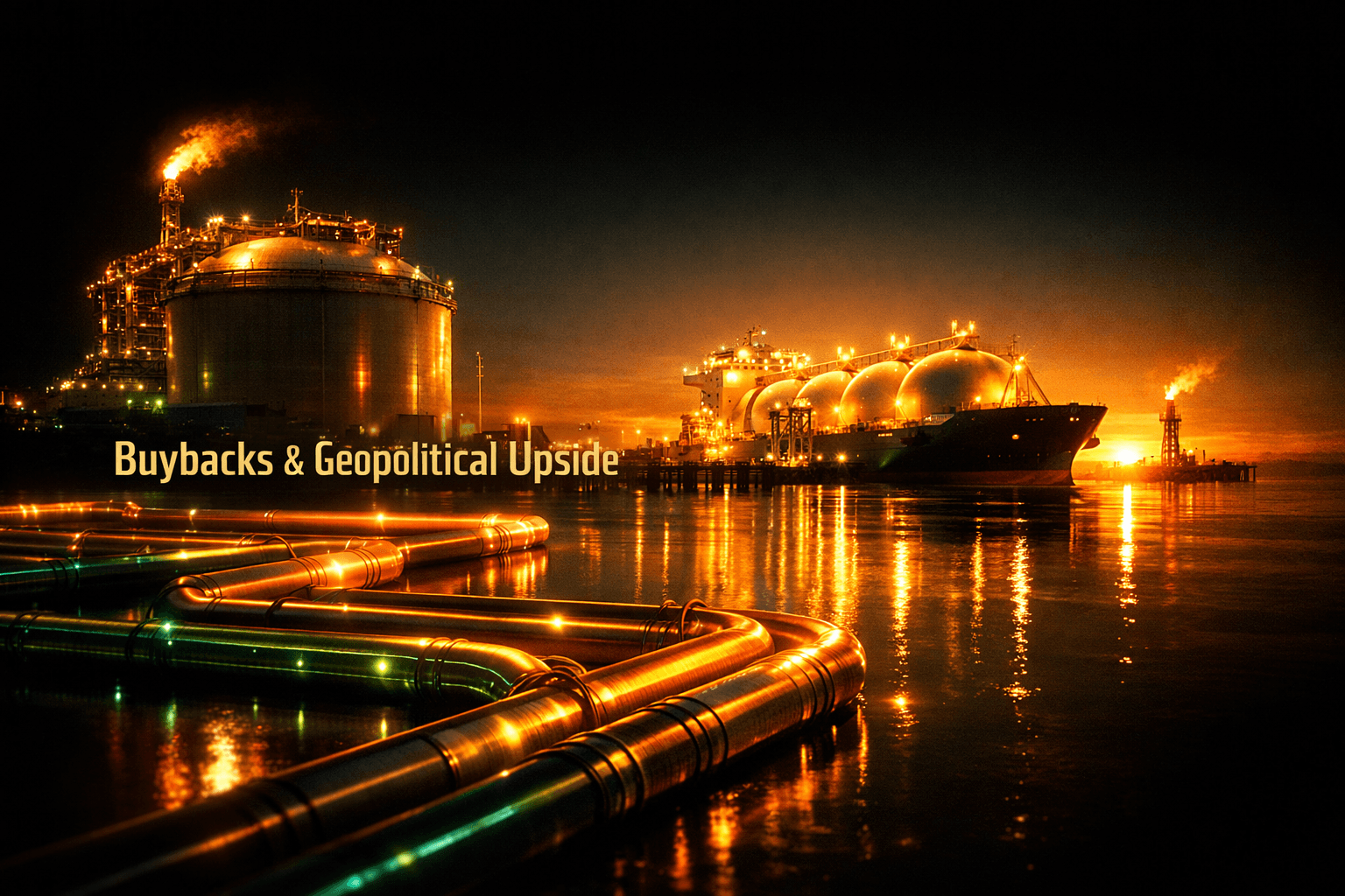 LNG: Cheniere Energy — Buybacks, Beats, and Geopolitical Upside