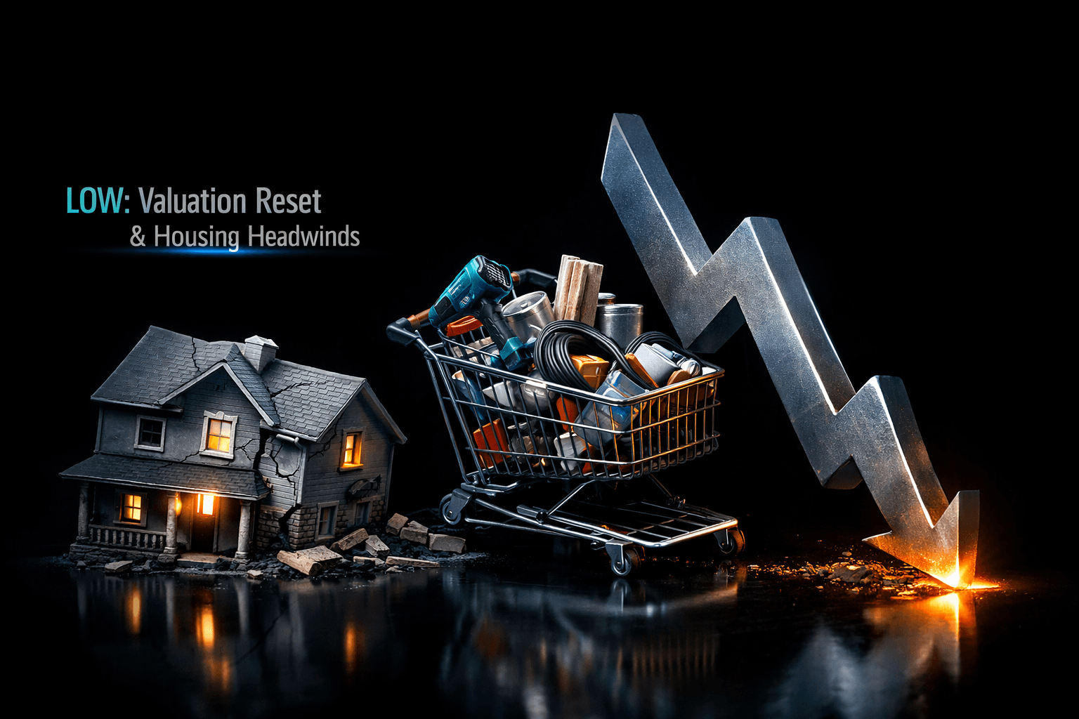 LOW: Valuation Reset & Housing Headwinds