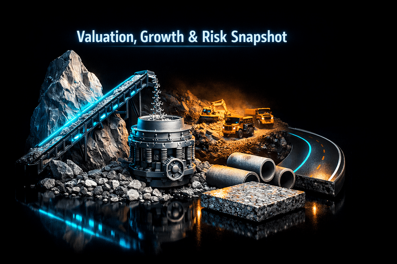 MLM: Valuation, Growth and Risk Snapshot