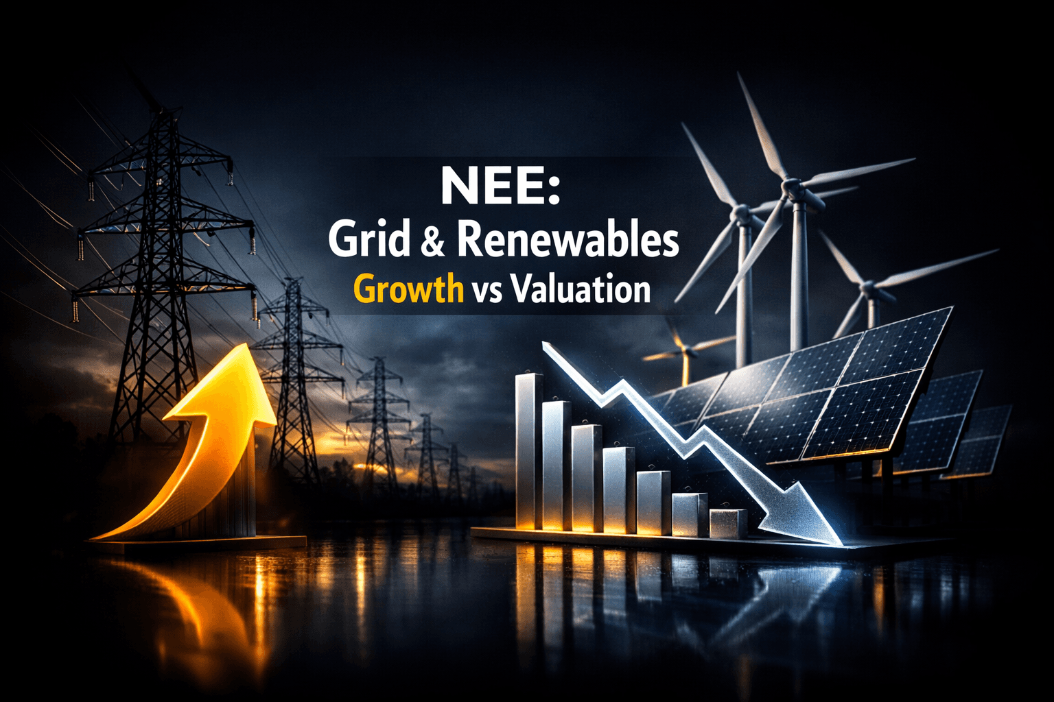 NEE: Grid & Renewables Growth vs Valuation