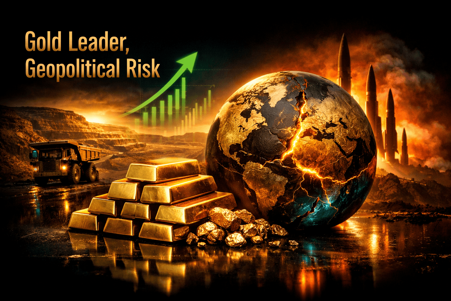 NEM: Gold leader with earnings strength and geopolitical risk