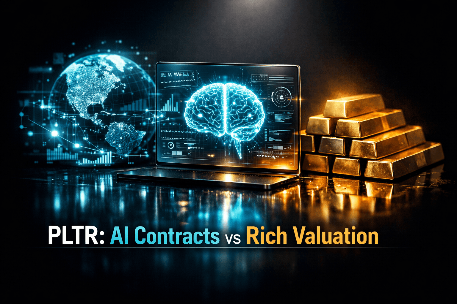 PLTR: AI Contracts vs Rich Valuation