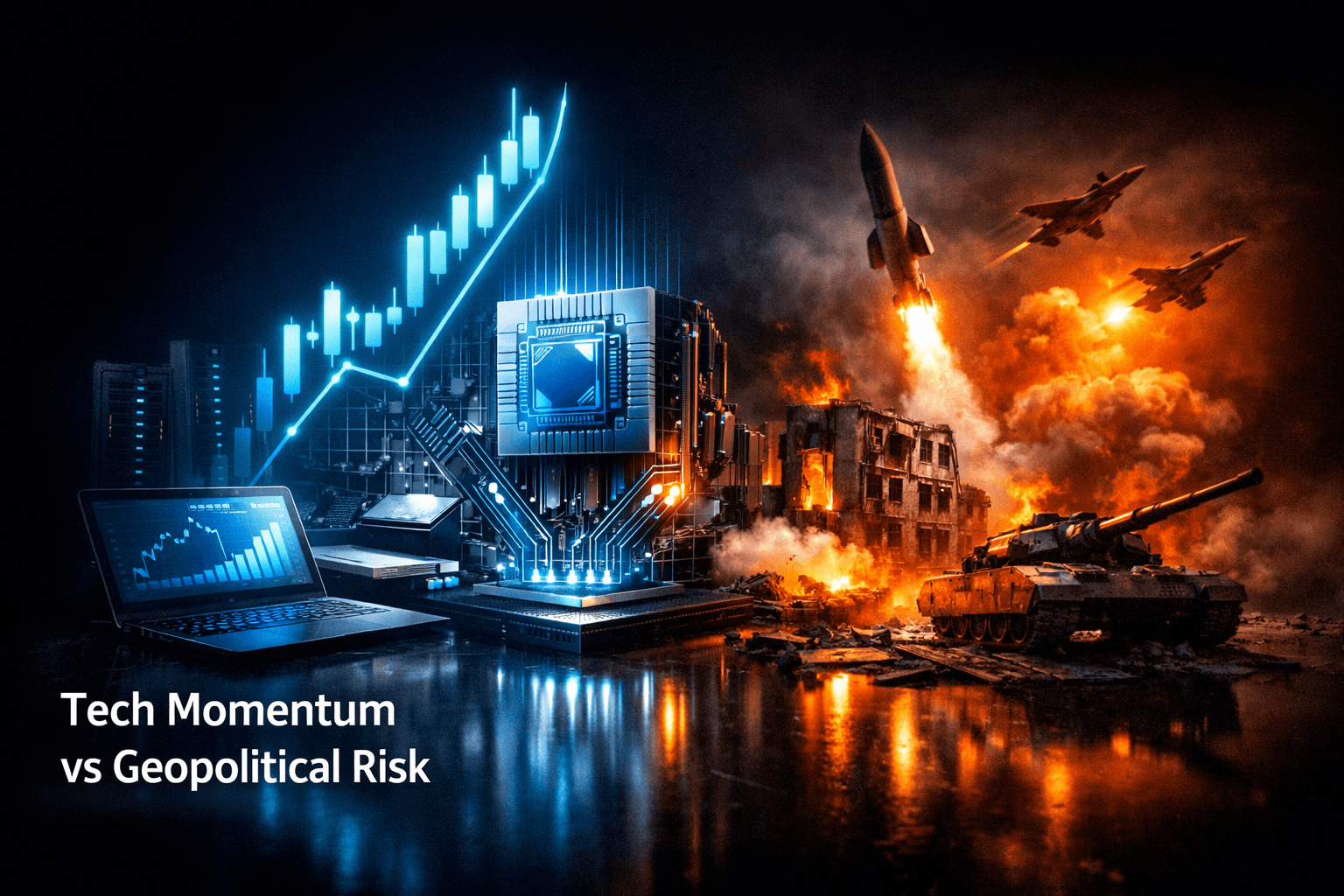 QQQ: Tech Momentum vs Geopolitical Risk