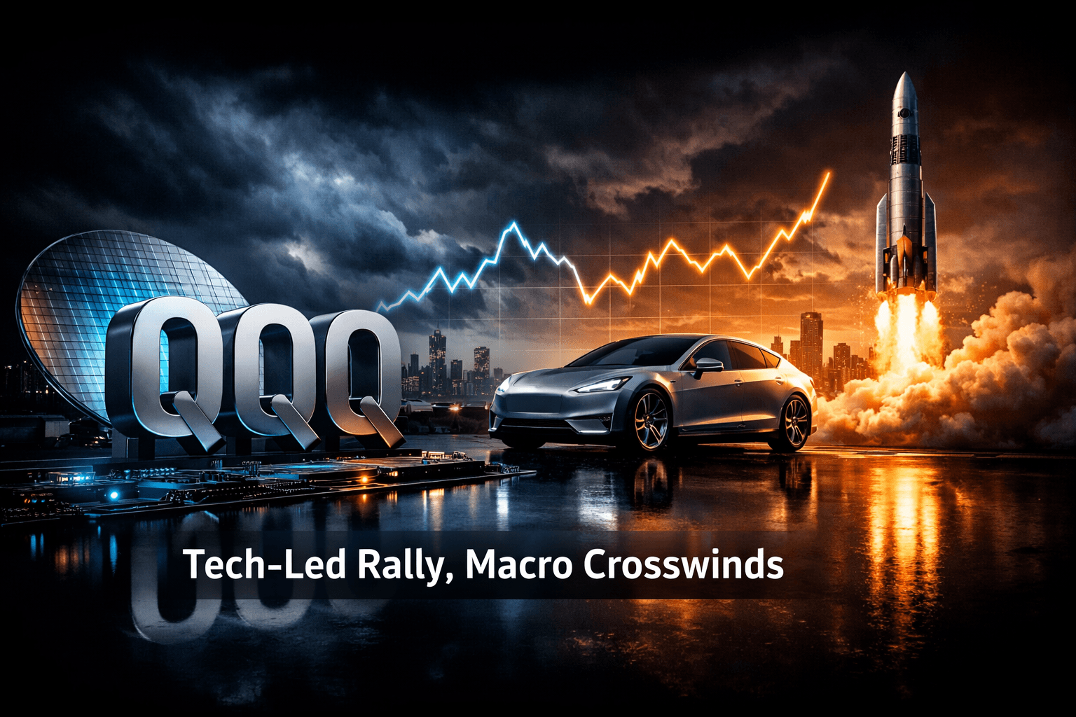 QQQ: Tech-Led Rally Faces Macro Crosswinds
