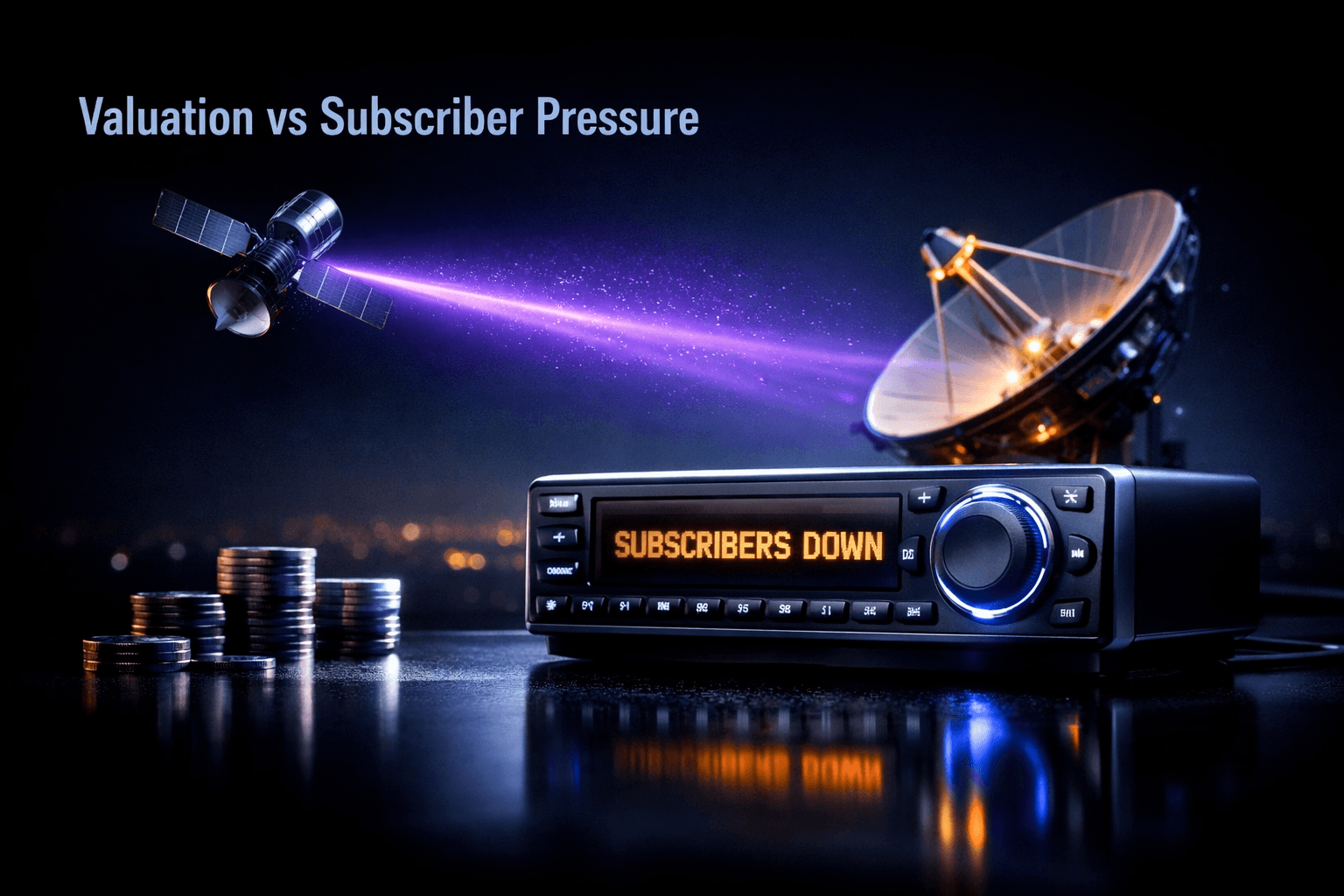 SIRI: Valuation vs Subscriber Pressure