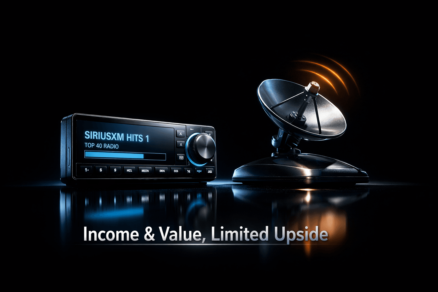 SIRI: Income & Value, Limited Near-term Upside