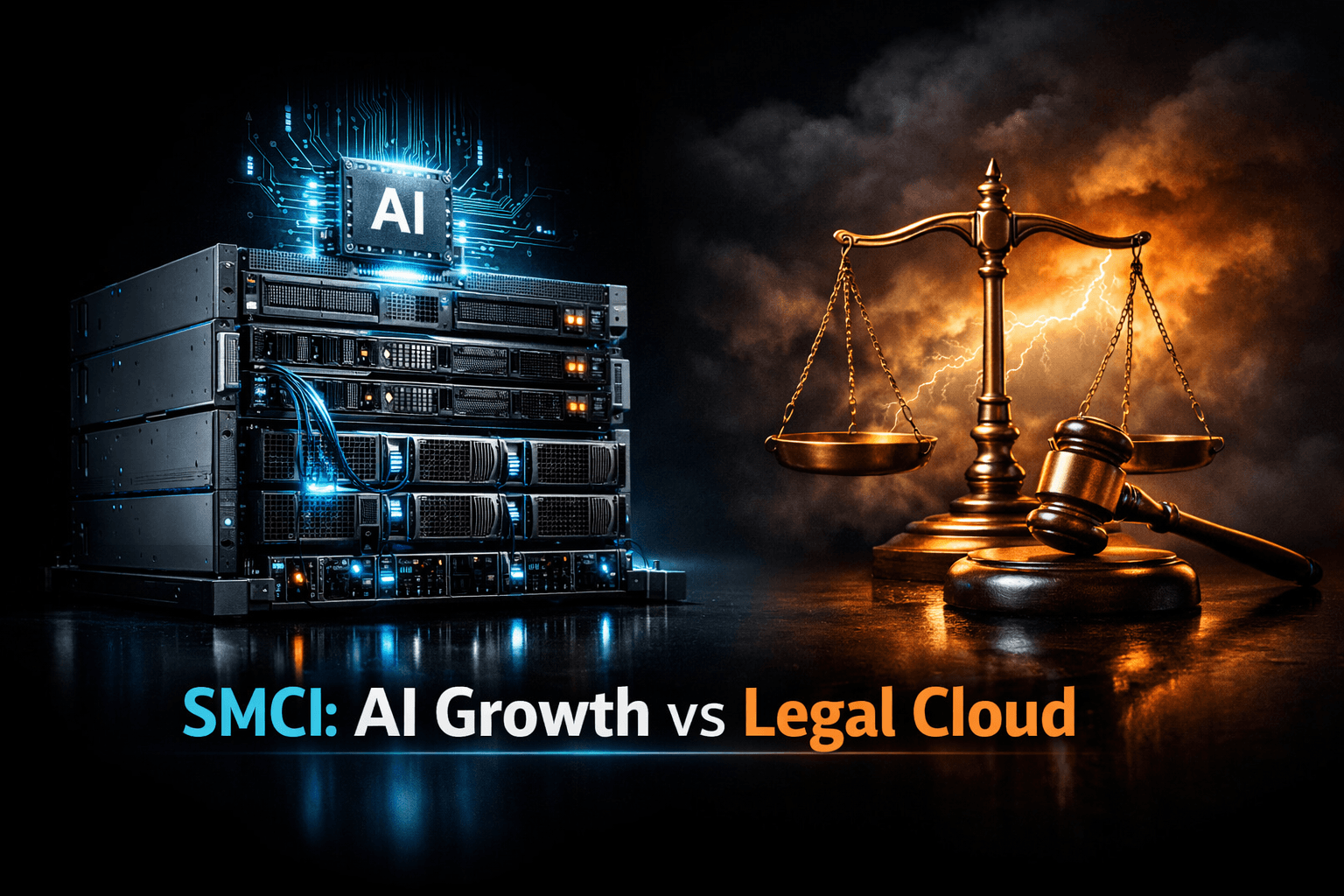 SMCI: AI Growth vs Legal Cloud