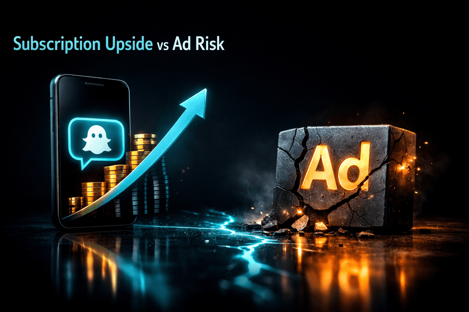 SNAP: Subscription Upside vs Ad Risk